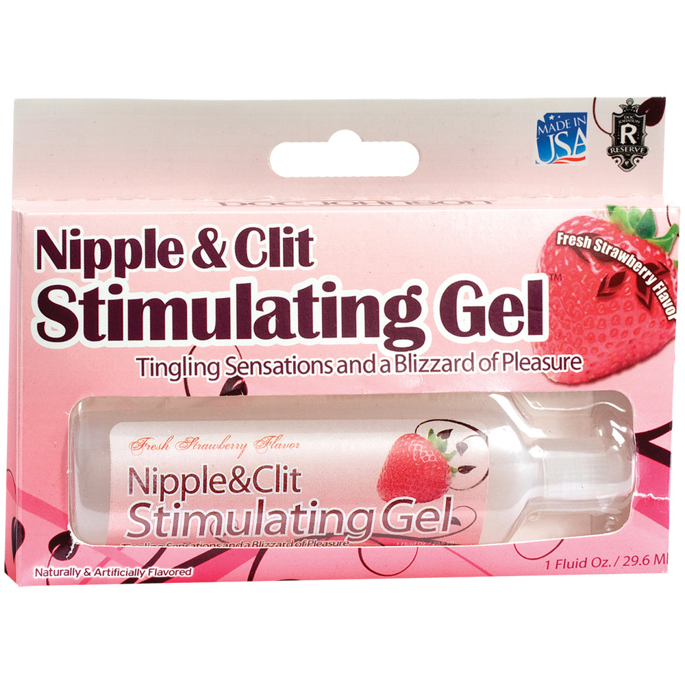 Nipple & Clitoris Stimulating Gel - Fresh Strawberry | 782421956110 | Discreet Personal Wellness