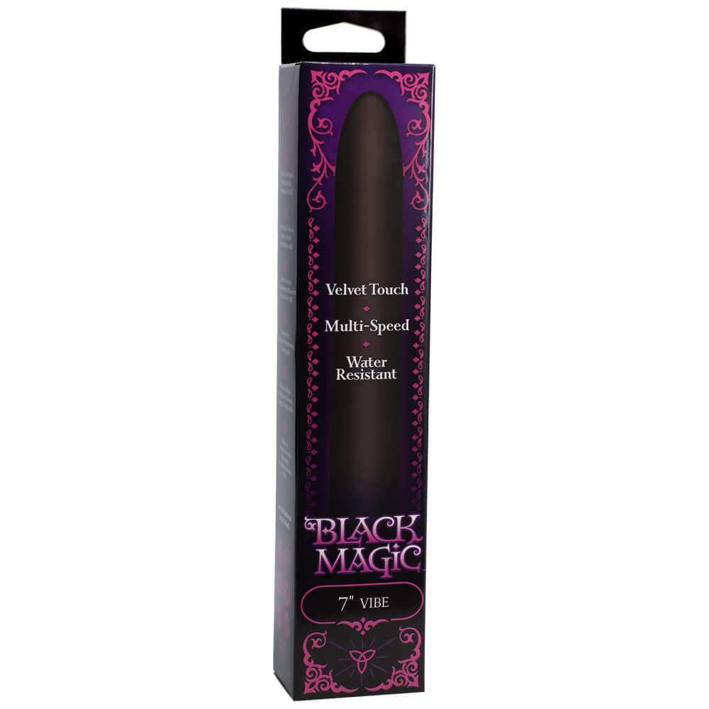 Black Magic - 7" Vibe Black | 782421970819 | Discreet Personal Wellness