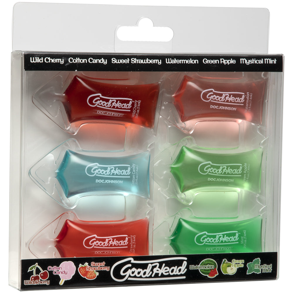 Goodhead Oral Delight Gel 6 Pillow Pack | 782421988913 | Discreet Personal Wellness