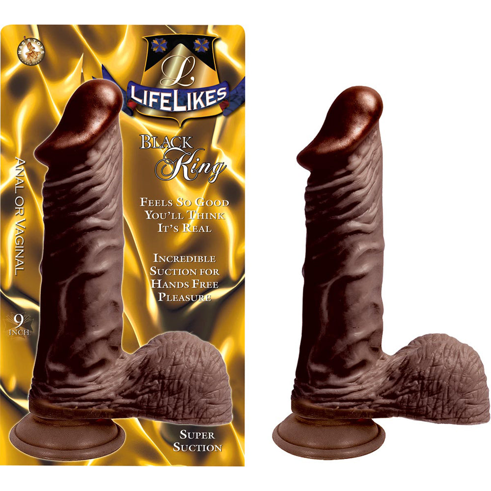 Lifelikes Black King | 782631201253 | Discreet Personal Wellness