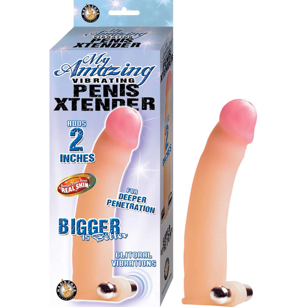 My Amazing Vibrating Penis Xtender White | 782631277807 | Discreet Personal Wellness