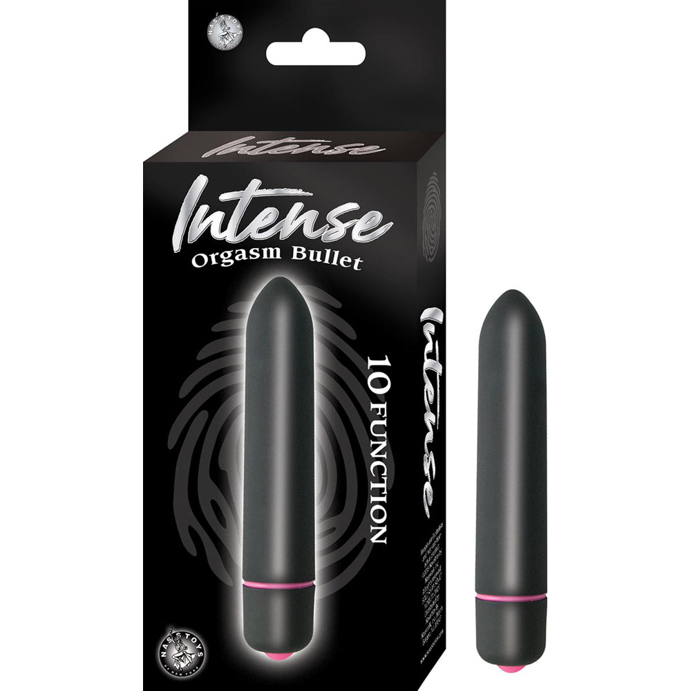 Intense Orgasm Bullet Black | 782631285529 | Discreet Personal Wellness