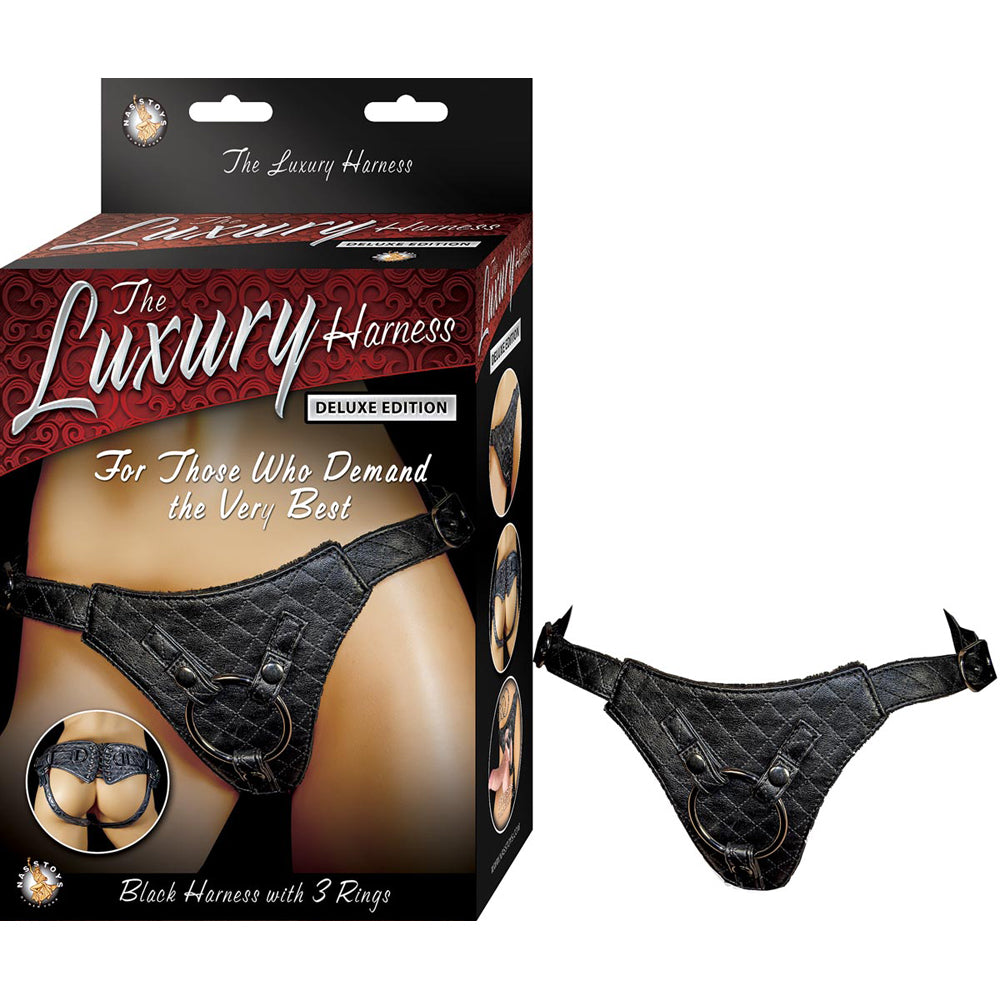 The Luxury Harness Deluxe Edition Black | 782631289329 | Discreet Personal Wellness