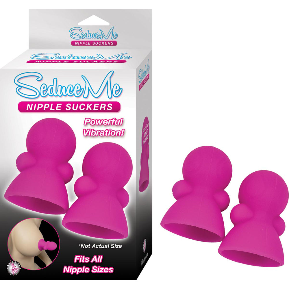 Seduce Me Nipple Suckers Pink | 782631289503 | Discreet Personal Wellness