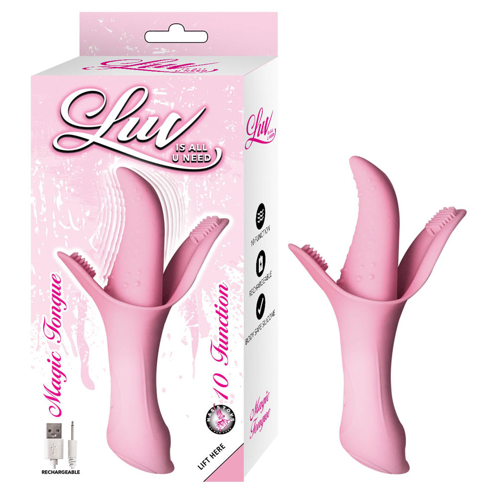 Luv Magic Tongue Pink | 782631301212 | Discreet Personal Wellness