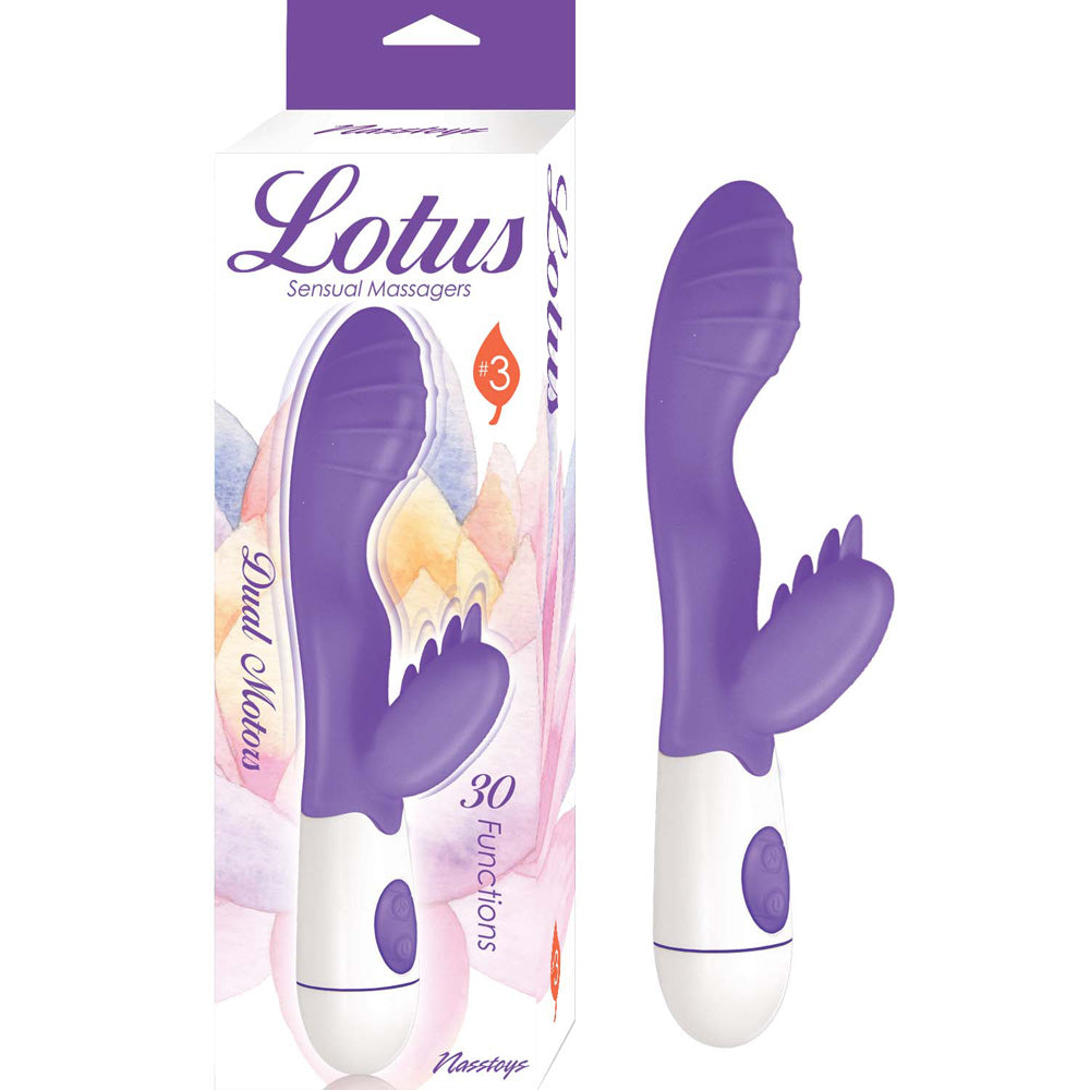 Lotus Sensual Massagers #3 Purple | 782631301625 | Discreet Personal Wellness