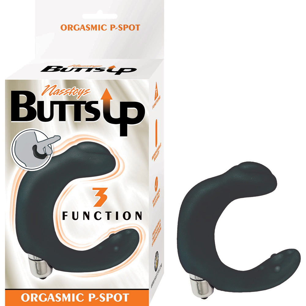 Butts Up Orgasmic P-Spot Black | 782631302226 | Discreet Personal Wellness