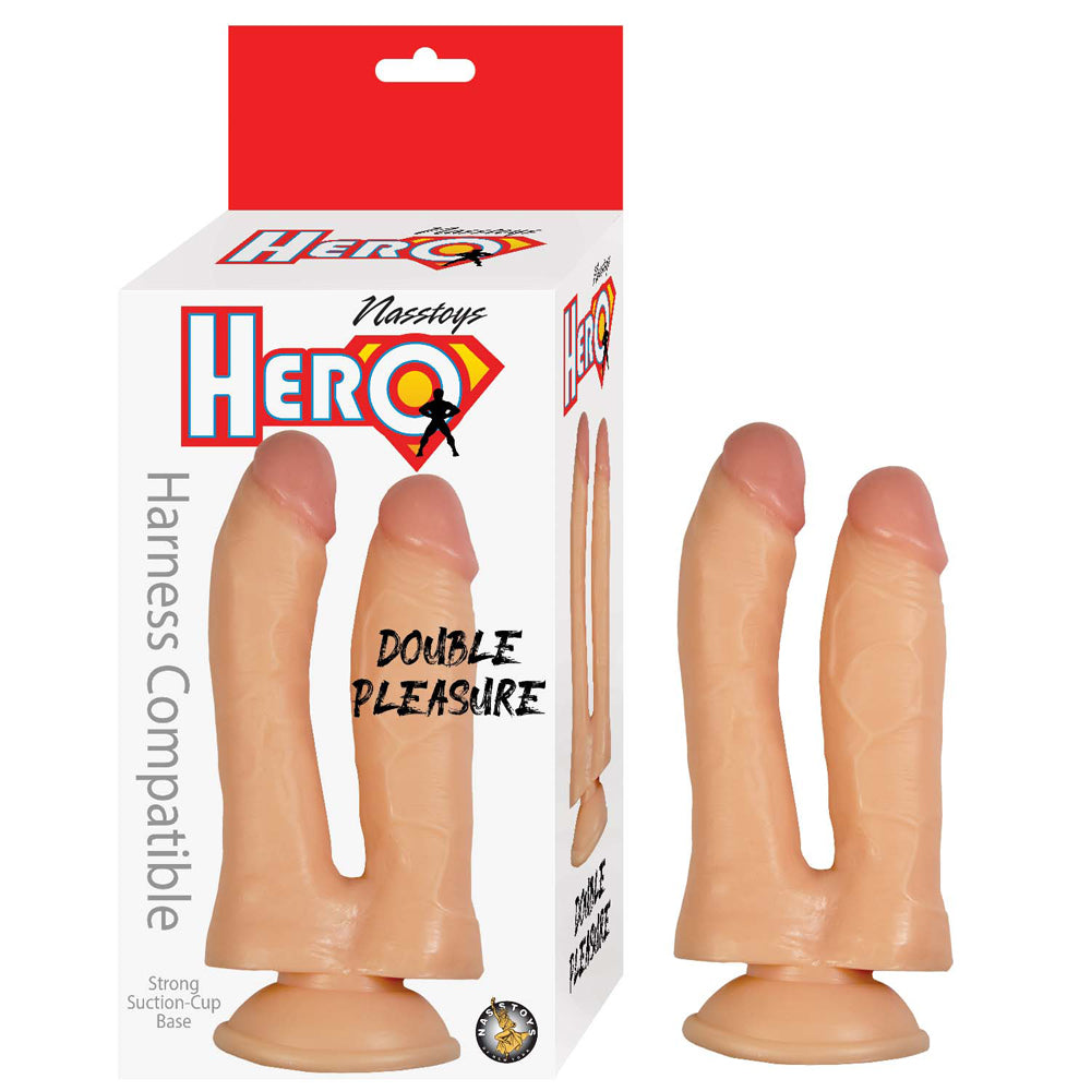 Hero Double Pleasure White | 782631307313 | Discreet Personal Wellness