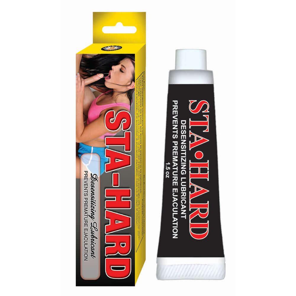 Sta Hard Desensitizing Lubricant 1.5 oz. | 782631308204 | Discreet Personal Wellness