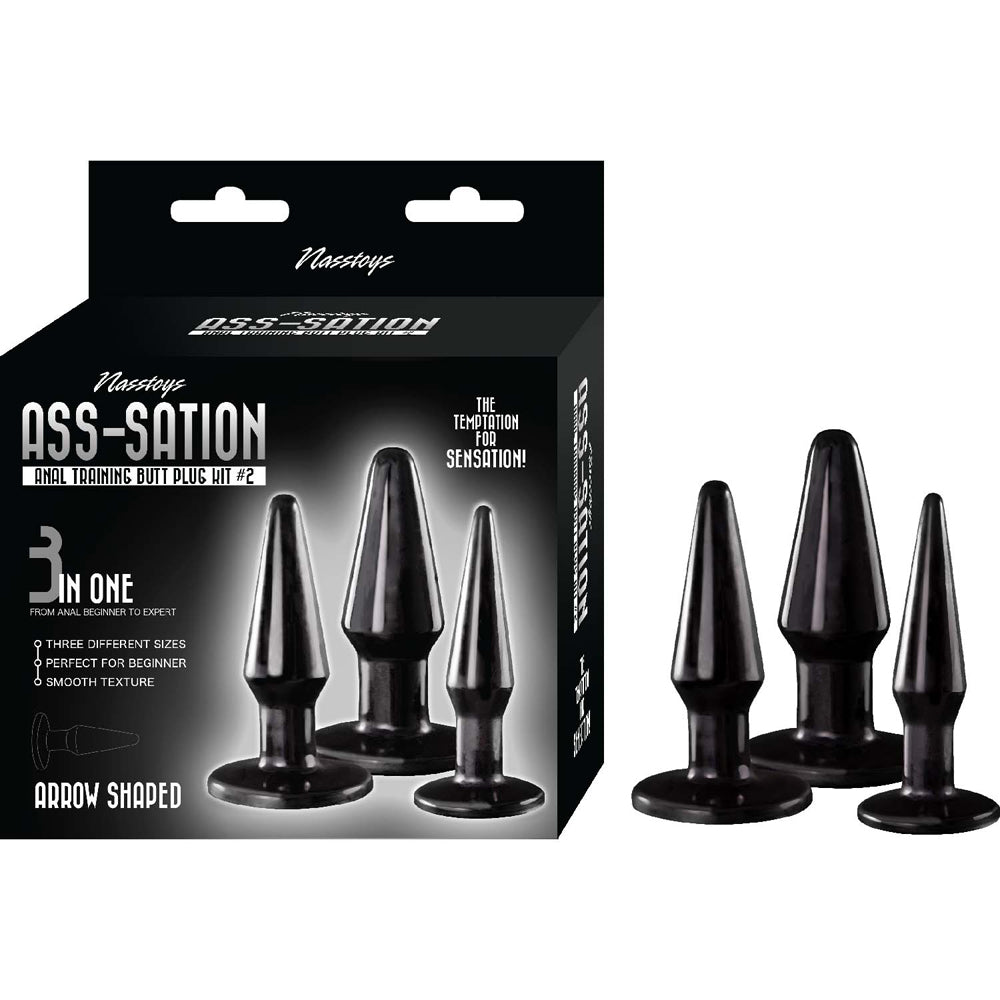 Ass-Sation Kit #2 Black | 782631310306 | Discreet Personal Wellness