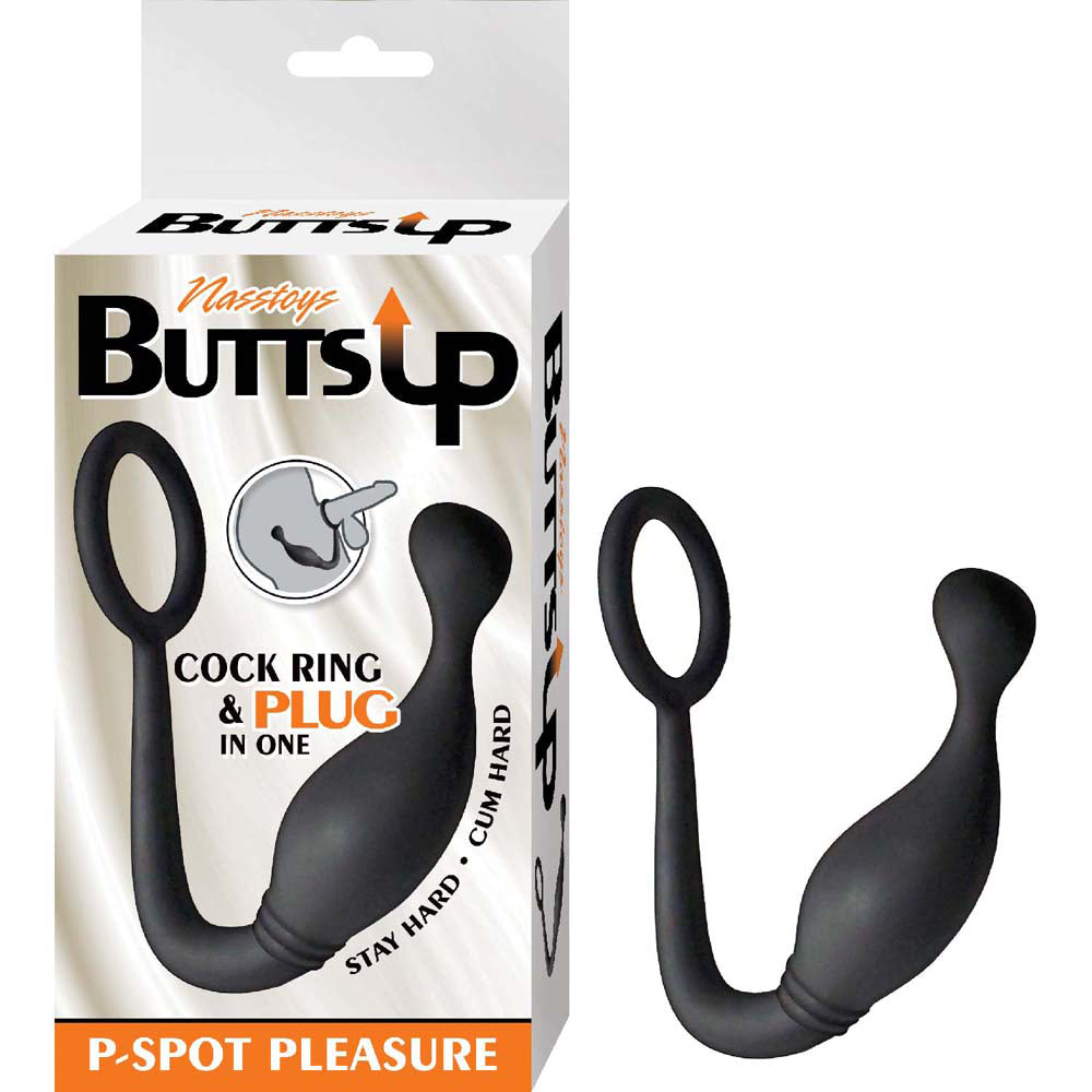 Butts Up P-Spot Pleasure Black | 782631311402 | Discreet Personal Wellness