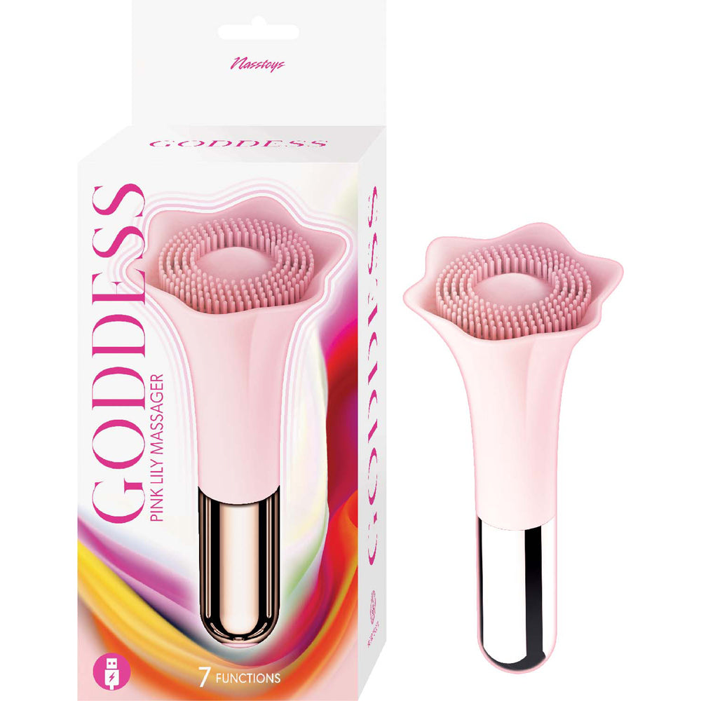 Goddess Pink Lily Massager Pink | 782631313802 | Discreet Personal Wellness