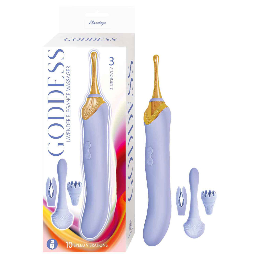 Goddess Elegance Massager Lavender | 782631315707 | Discreet Personal Wellness