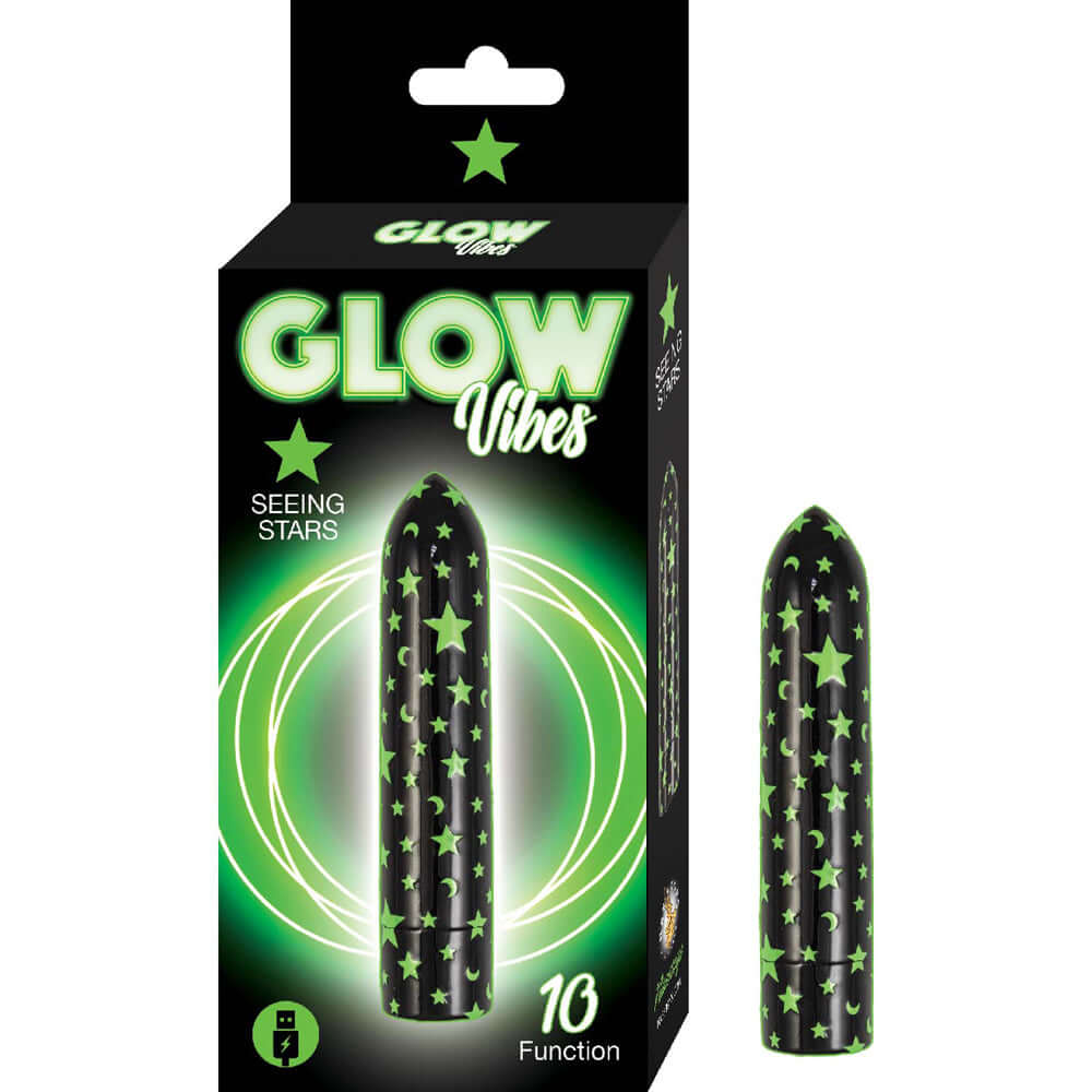 Glow Vibes Seeing Stars Black | 782631318203 | Discreet Personal Wellness