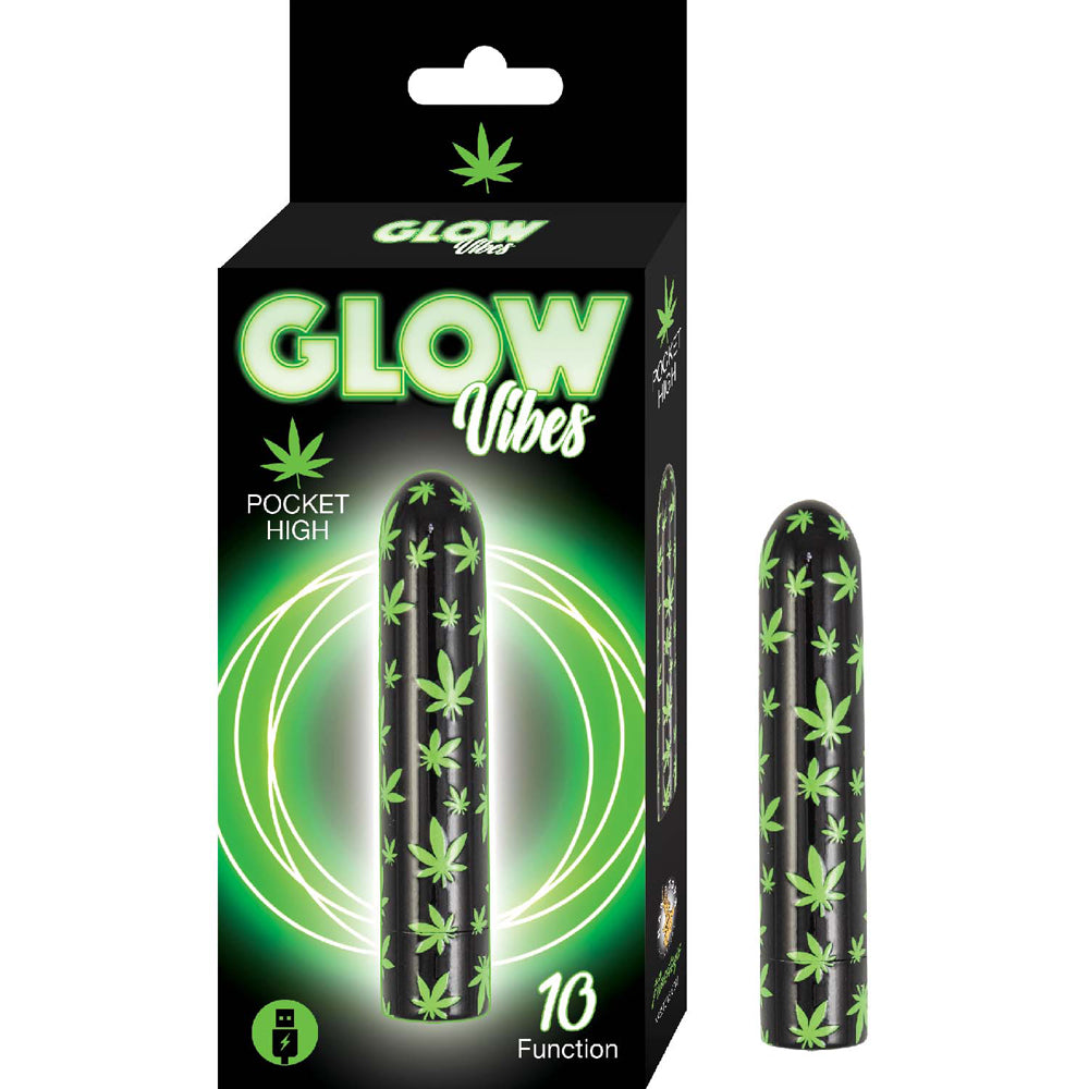Glow Vibes Pocket High Black | 782631318302 | Discreet Personal Wellness