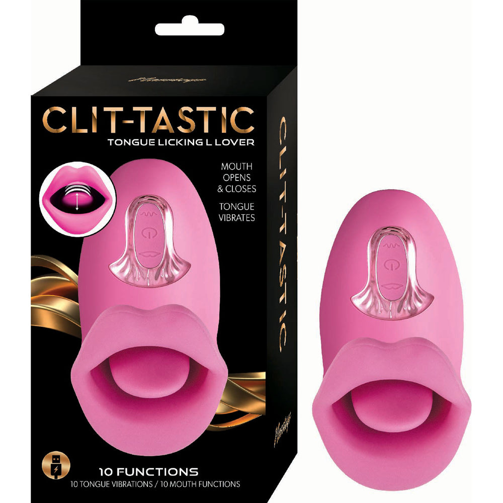 Clitoris-Tastic Tongue Licking Lover Pink | 782631323115 | Discreet Personal Wellness