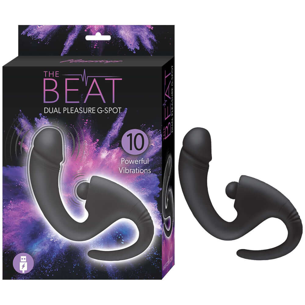 The Beat Dual Pleasure G-Spot Black | 782631323719 | Discreet Personal Wellness