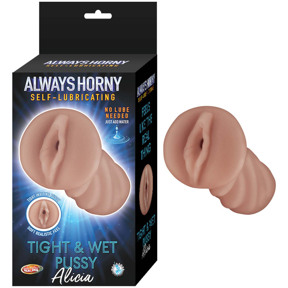 Always Horny Self-Lubricating Masturbator Alicia Brown | 782631325126 | Discreet Personal Wellness