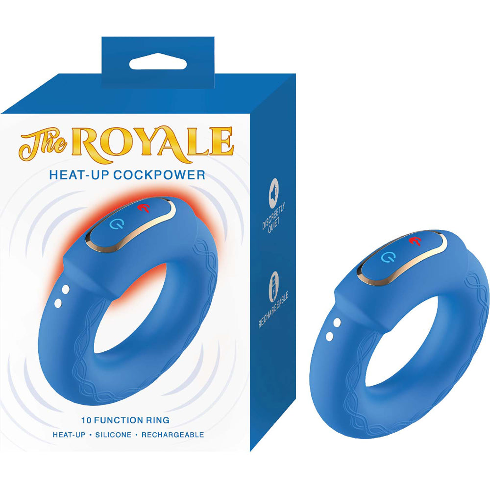 The Royale Heat-Up Penispower Blue | 782631327304 | Discreet Personal Wellness