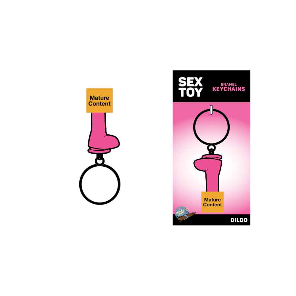 Pink Dildo Keychain | 785571086805 | Discreet Personal Wellness