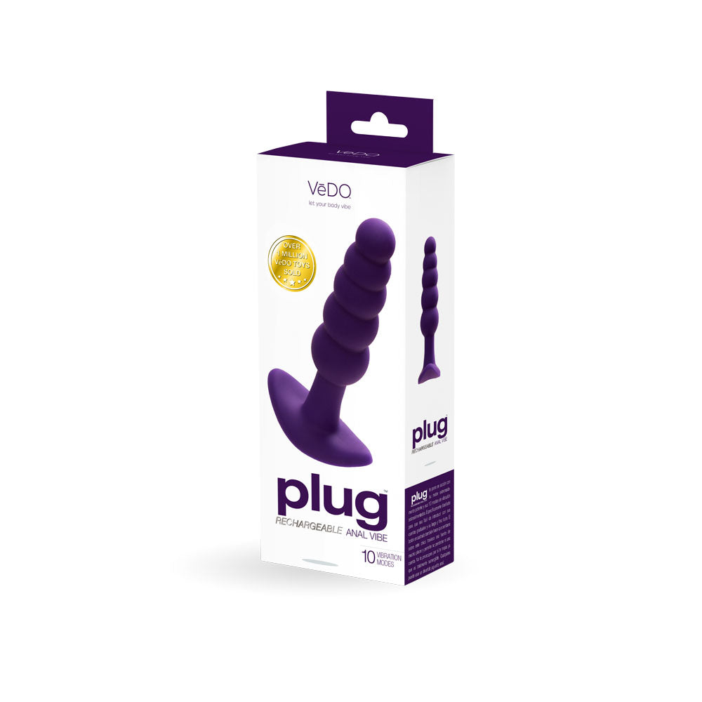 Plug Rechargeable Anal Plug Perfectly Purple | 792816281628 | Discreet Personal Wellness