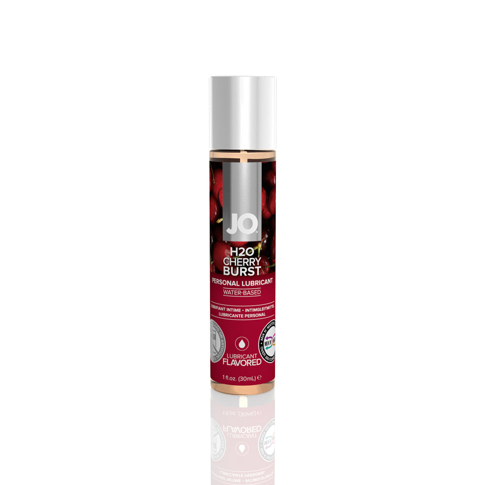 JO H2O Flavored Lubricant Cherry Burst 1 oz. | 796494101162 | Discreet Personal Wellness