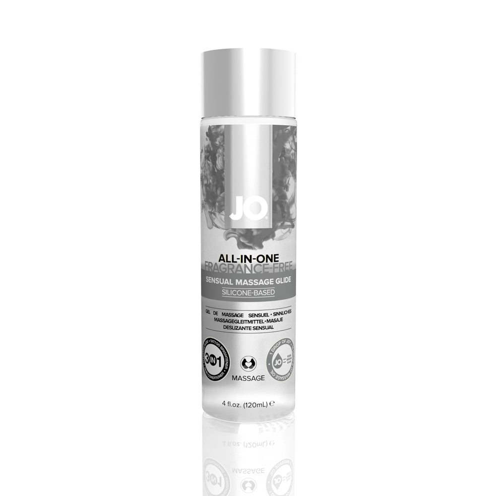 JO All-In-One Massage Glide Sensual 4 oz. | 796494400234 | Discreet Personal Wellness