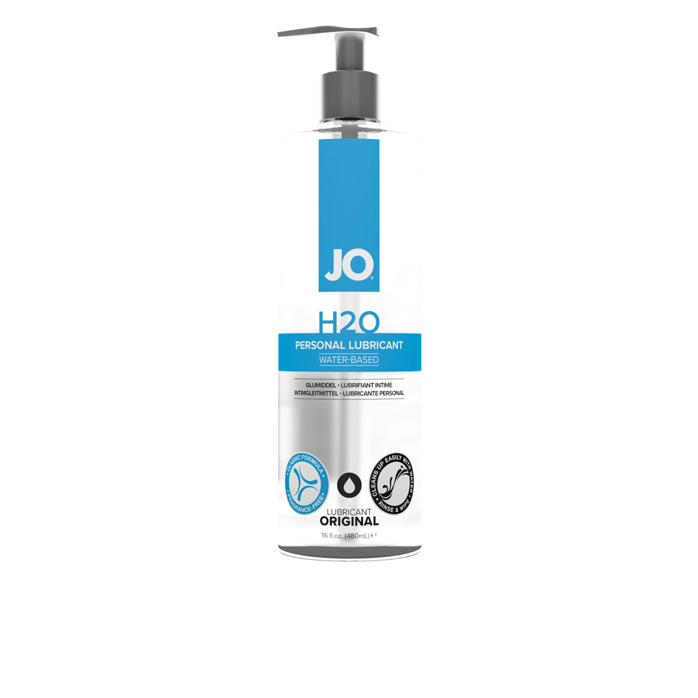 JO H2O Lubricant Original 16 oz. | 796494400371 | Discreet Personal Wellness