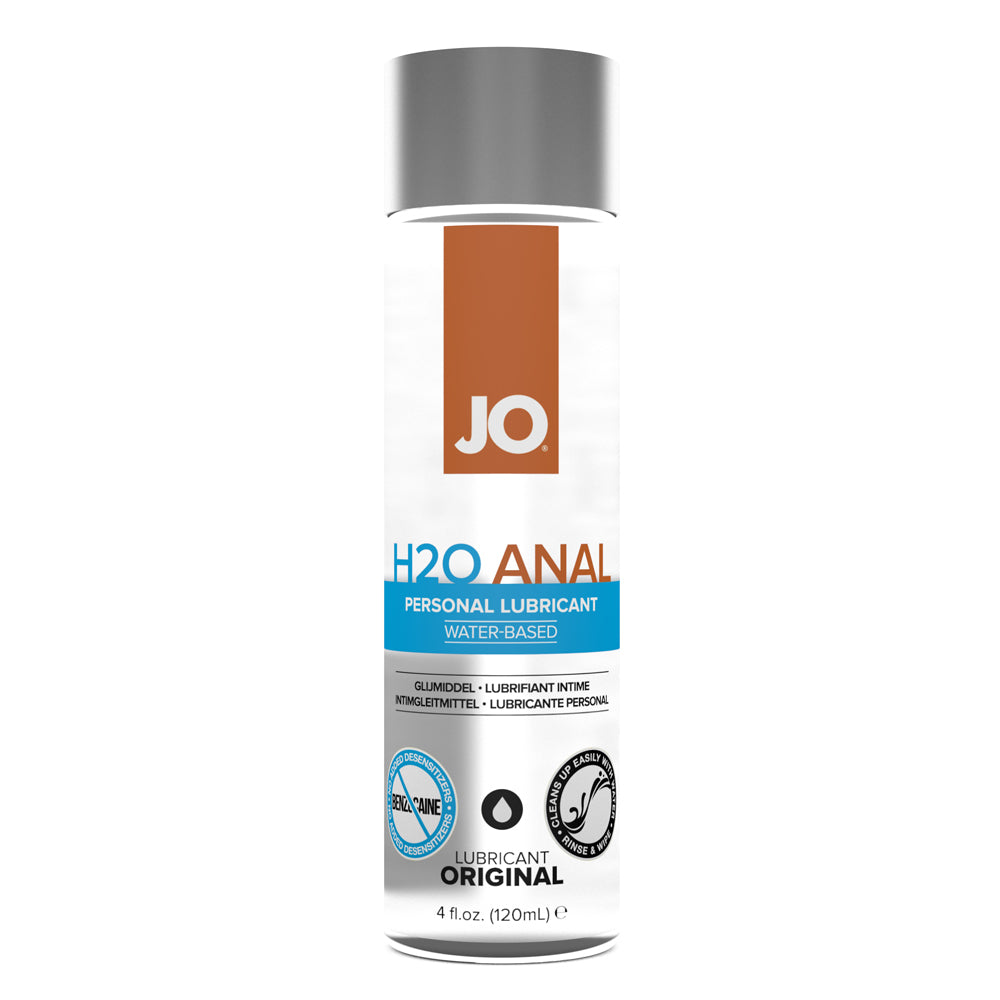 JO Anal H2O Lubricant Original 4 oz. | 796494401071 | Discreet Personal Wellness