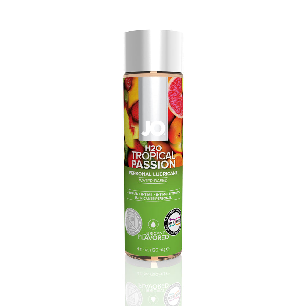 JO H2O Flavored Lubricant Tropical Passion 4 oz. | 796494401217 | Discreet Personal Wellness
