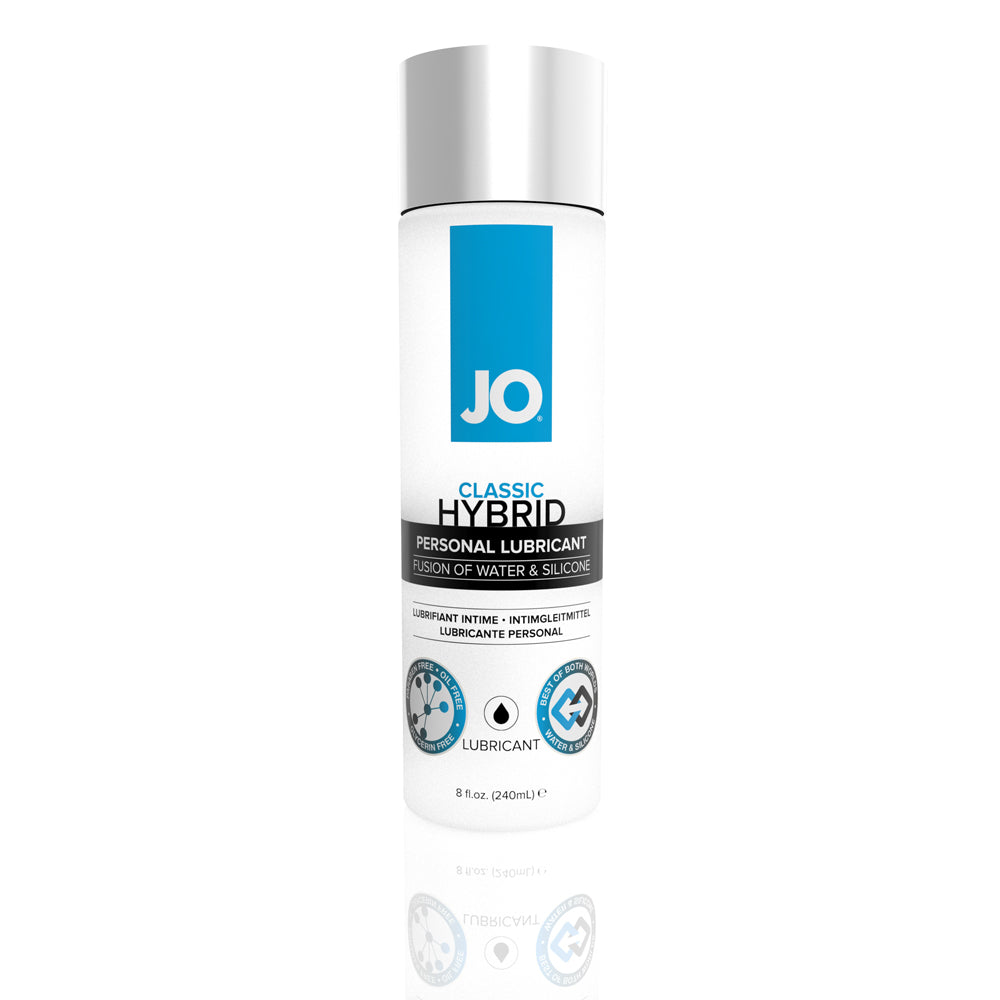 JO Hybrid Lubricant 8oz. | 796494402030 | Discreet Personal Wellness