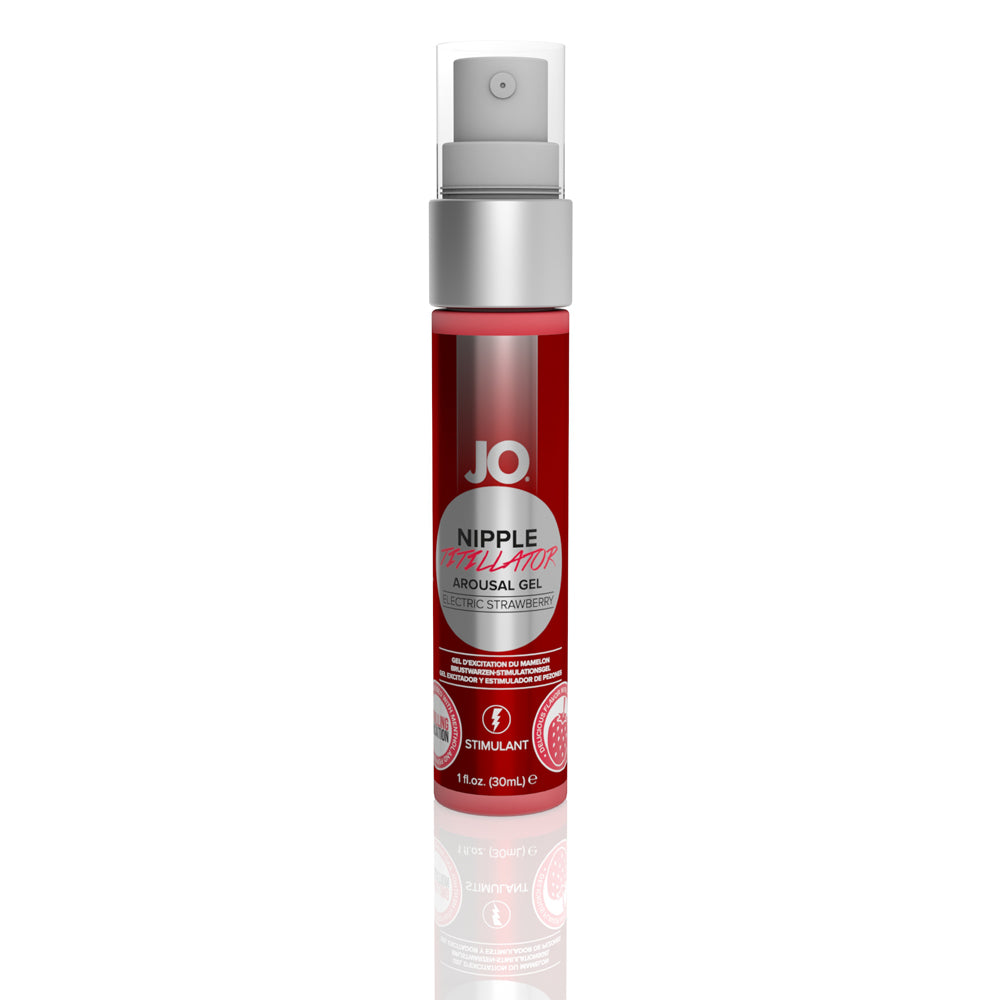 JO Nipple Titillator Strawberry 1 oz. | 796494403884 | Discreet Personal Wellness