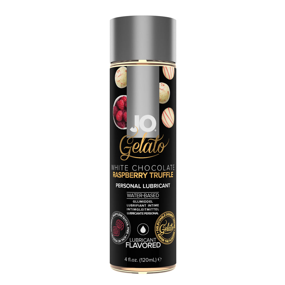 Jo Gelato White Chocolate Raspberry 4 Oz. | 796494404867 | Discreet Personal Wellness