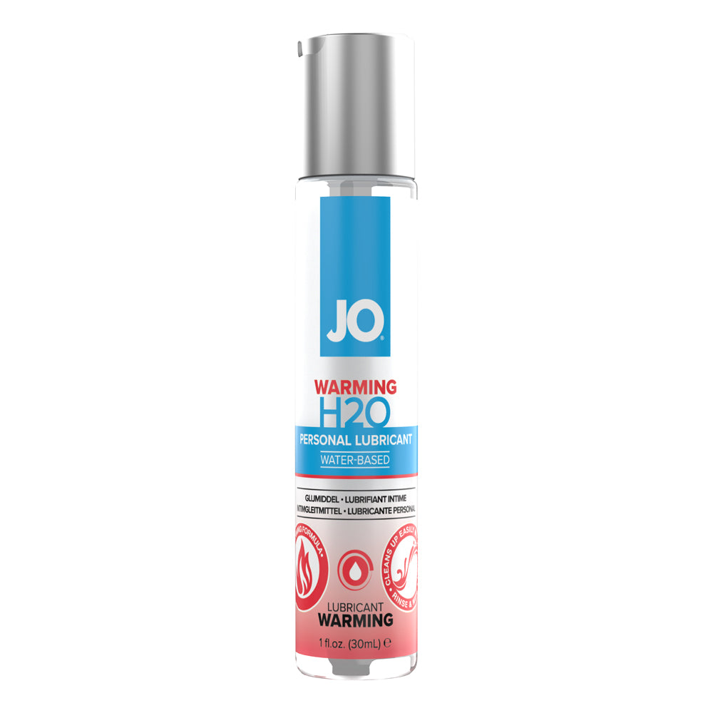 Jo H2O Warming Water-Based Lubricant 1 oz. | 796494410646 | Discreet Personal Wellness