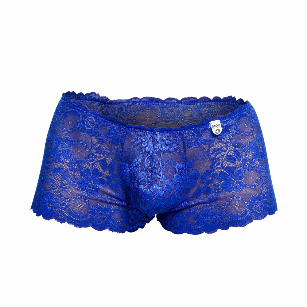 Rose Lace Boy Short Royal S/M | 804859875020 | Discreet Personal Wellness