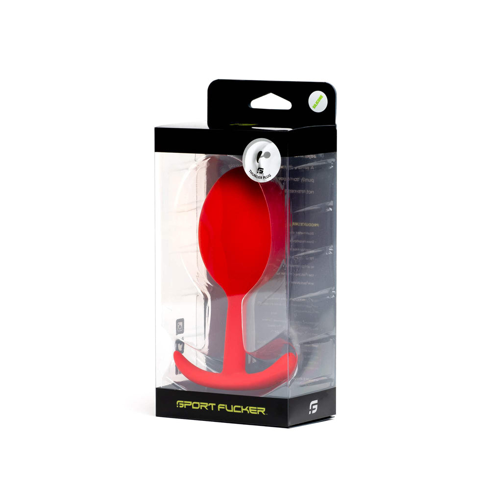 Sport funer Thunder Plug Large Red | 810001682958 | Discreet Personal Wellness