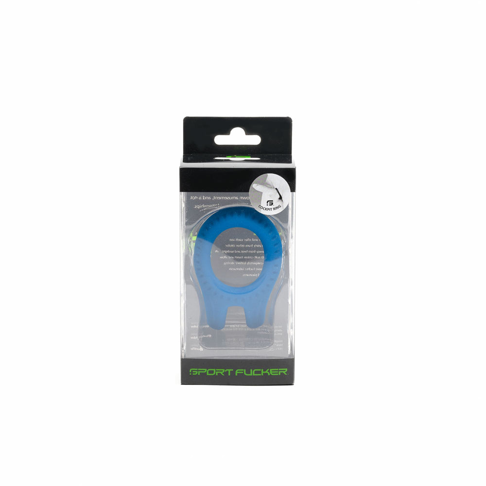 Sport funer Penispit Ring Blue | 810001686093 | Discreet Personal Wellness