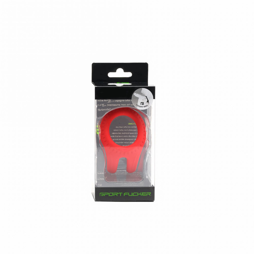 Sport funer Penispit Ring Red | 810001686109 | Discreet Personal Wellness