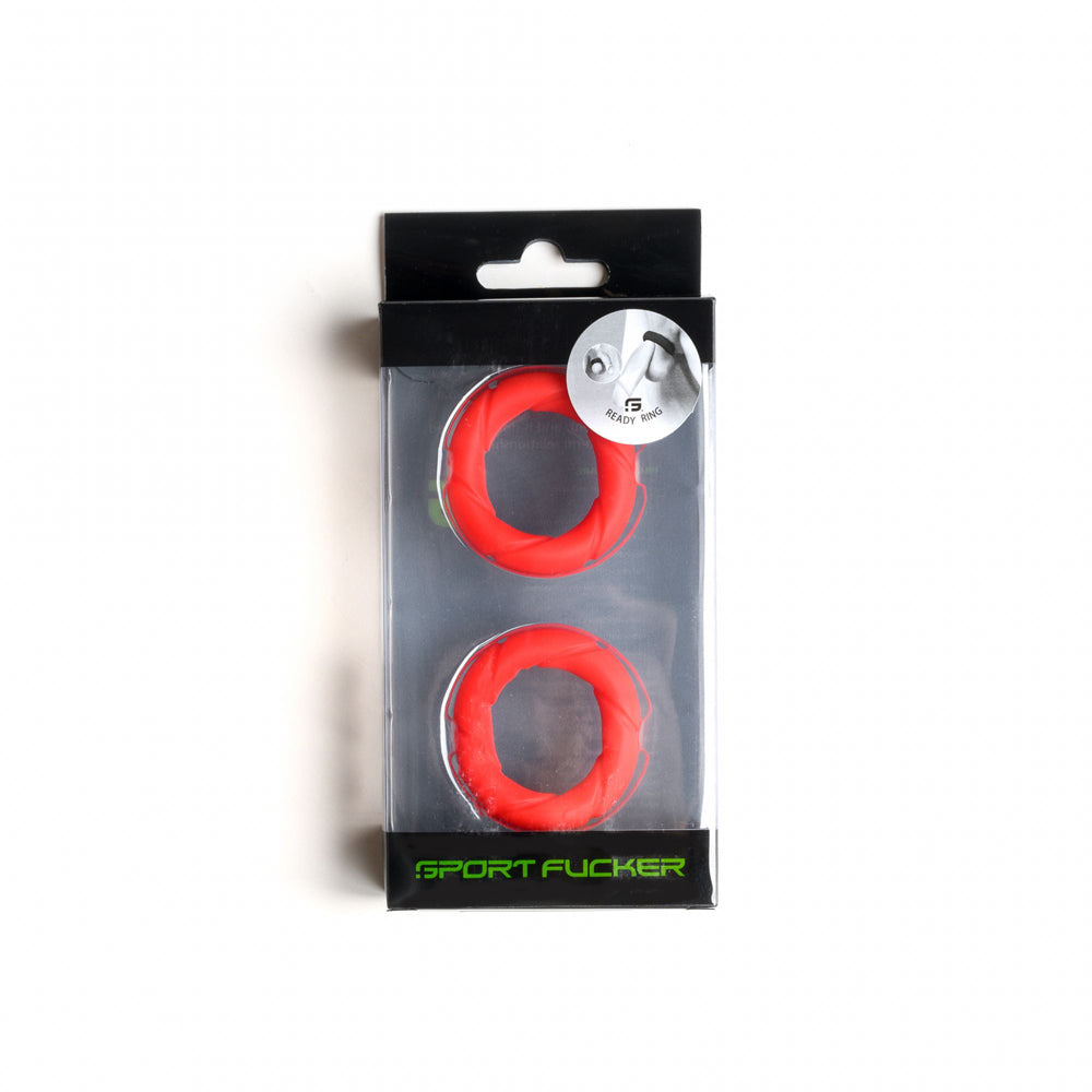 Sport funer Ready Rings Red | 810001687304 | Discreet Personal Wellness