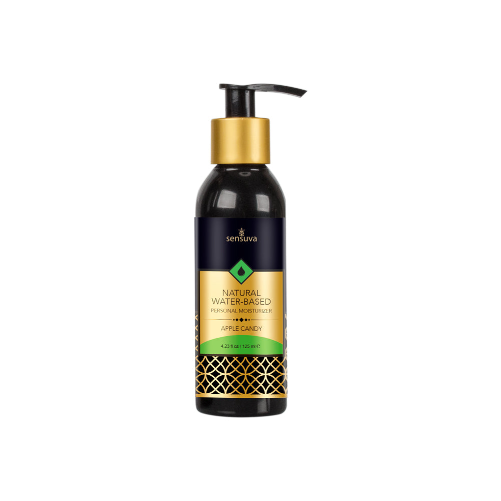 Natural Water-Based Personal Moisturizer Apple Candy 4 oz. Bottle | 810002660085 | Discreet Personal Wellness