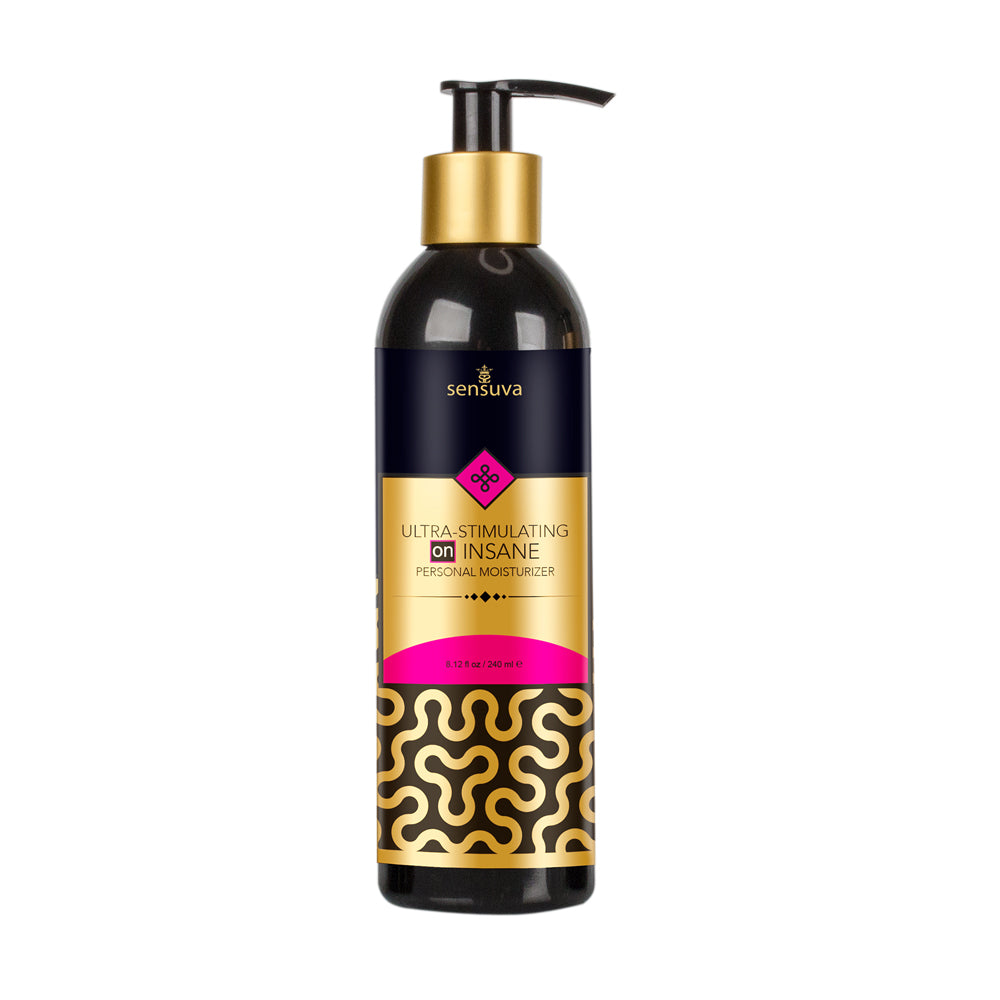 Ultra-Stimulating On Insane Personal Moisturizer Unscented 8 oz. Bottle | 810002660795 | Discreet Personal Wellness