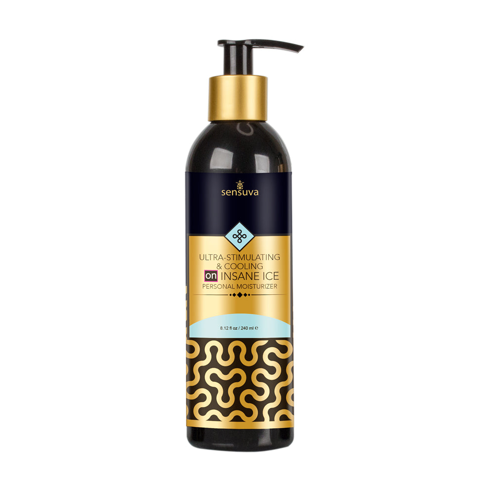 Ultra-Stimulating On Insane Ice Personal Moisturizer 8 oz. Bottle | 810002660887 | Discreet Personal Wellness