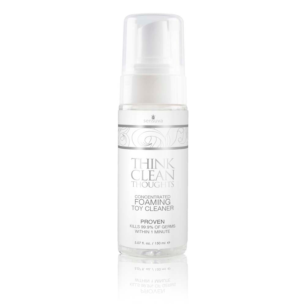 Think Clean Thoughts Foaming Toy Cleaner | 810002664830 | Discreet Personal Wellness