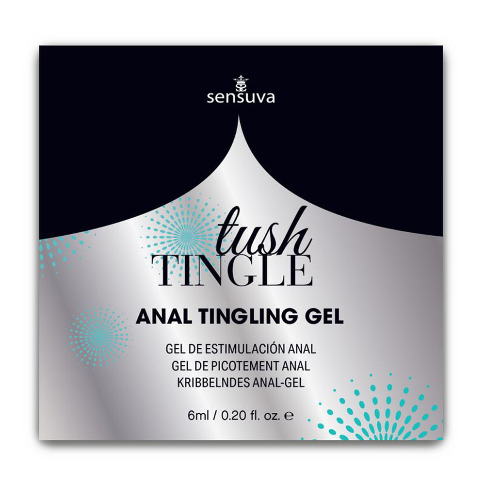 Tush Tingle Anal Stimulation Gel 6 Ml. Single-Use Packet | 810002665530 | Discreet Personal Wellness