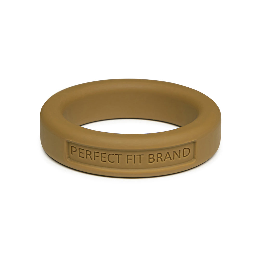 Classic 1.4" (36 mm) Silicone Med. Stretch Penis Ring Gold | 8101144805024 | Discreet Personal Wellness