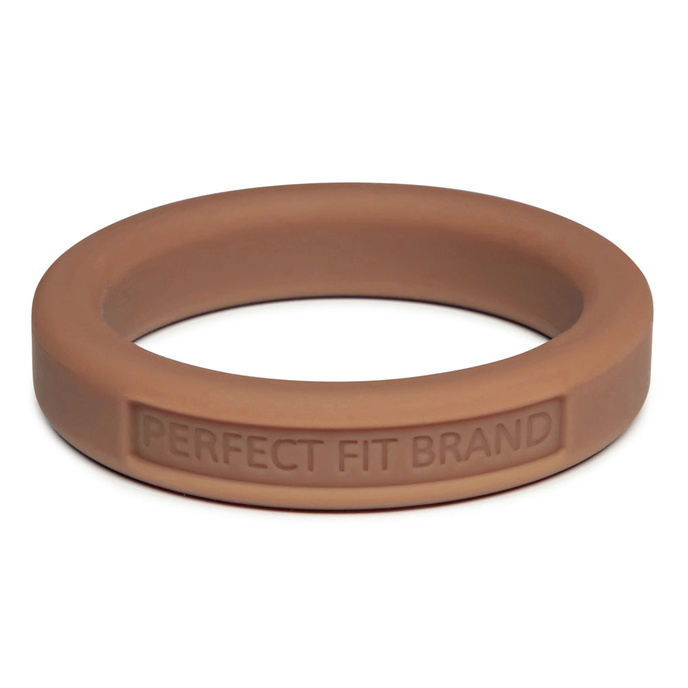 Classic 1.75" (44 mm) Silicone Med. Stretch Penis Ring Skintone 2 | 8101144805406 | Discreet Personal Wellness