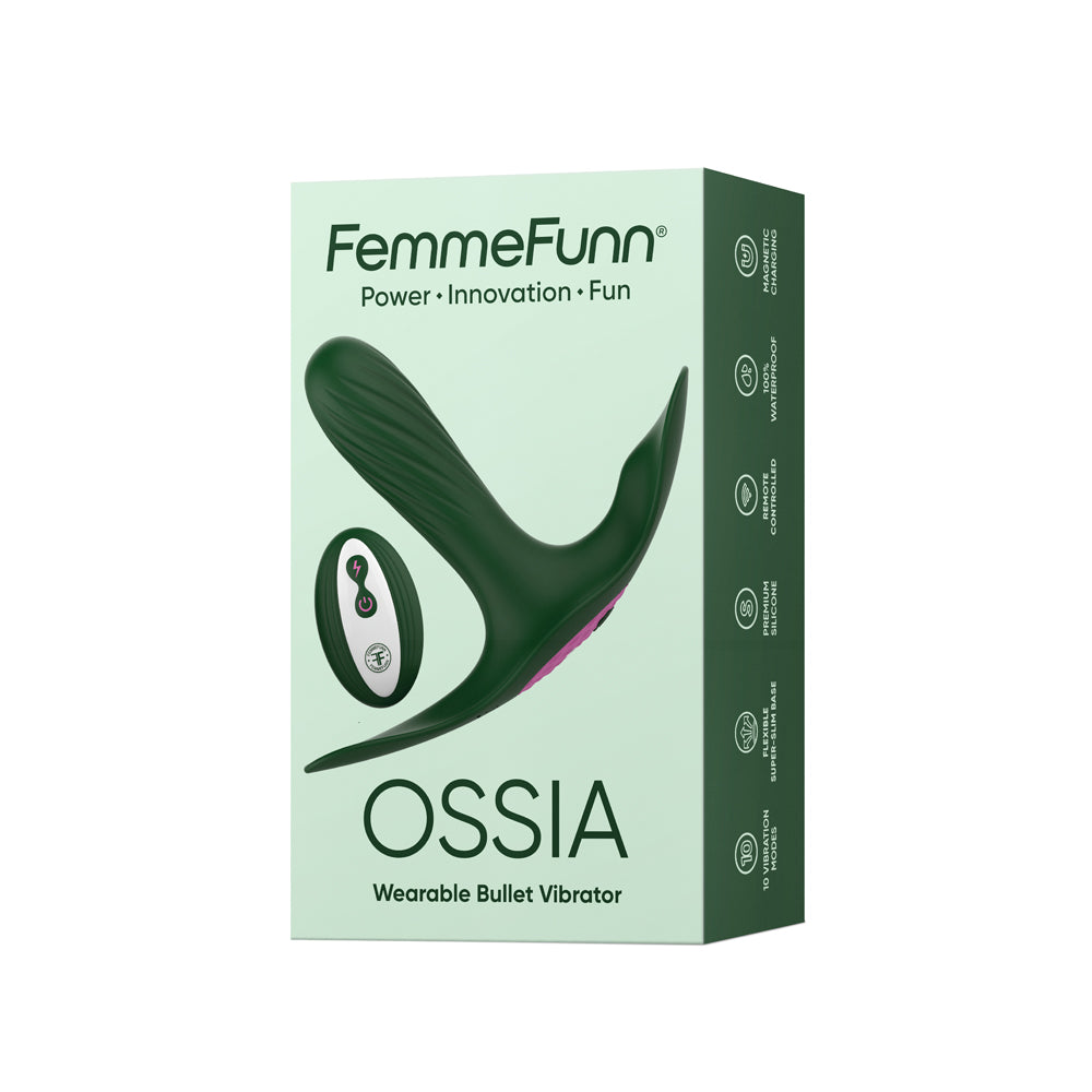Femmefunn Ossia Dark Green | 810119281463 | Discreet Personal Wellness