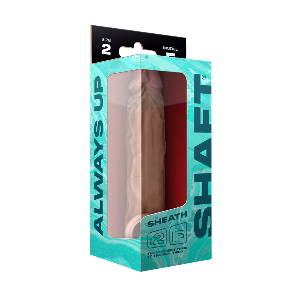 Model F: Shaft Sheath Oak Size 2 | 810119281630 | Discreet Personal Wellness
