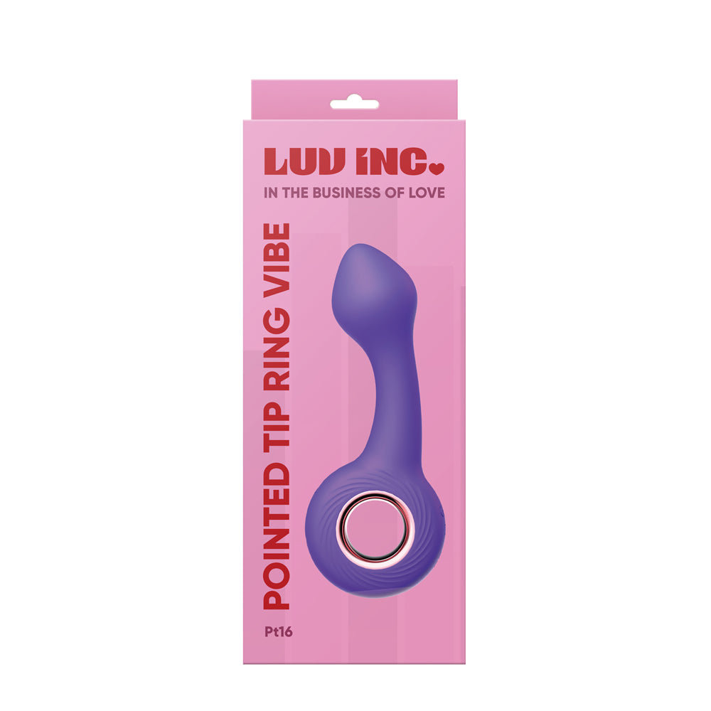 Pt16: Pointed Tip Ring Vibe Purple | 810119281999 | Discreet Personal Wellness