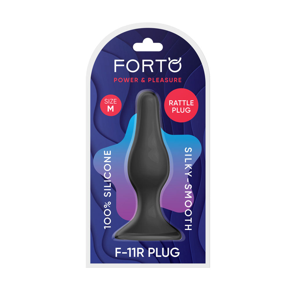 F-11R: Rattler Lungo Medium Black | 810119282019 | Discreet Personal Wellness